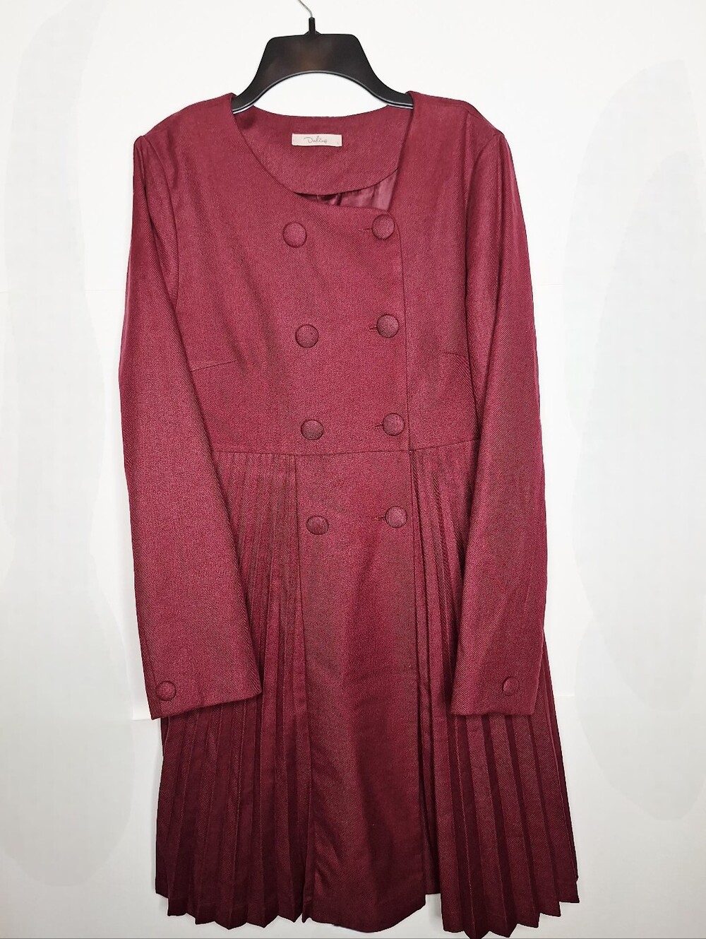 Darling London "Just Darling" Preppy,coquette Girl, Quite Luxury, Pleated Dress.